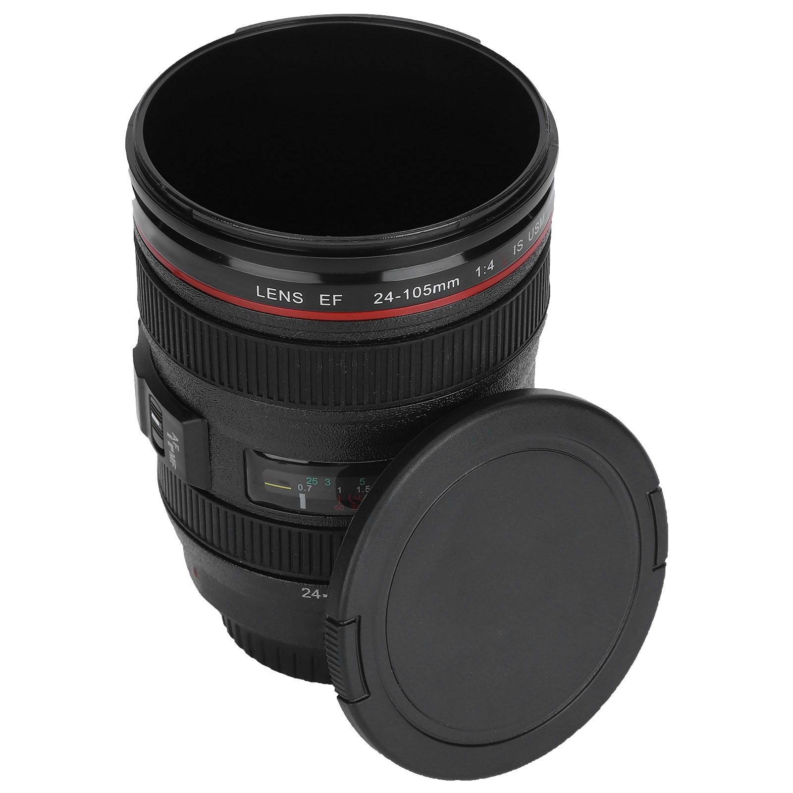 Portable Travel Coffee Mug Water Coffee Tea Simulation Camera Lens Cup with view 2