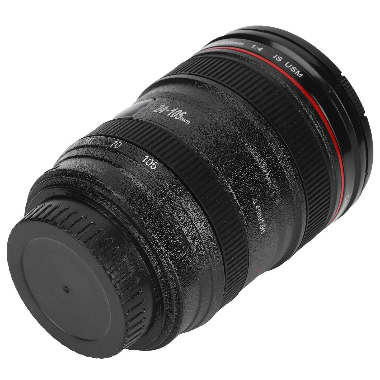 Portable Travel Coffee Mug Water Coffee Tea Simulation Camera Lens Cup with view 5