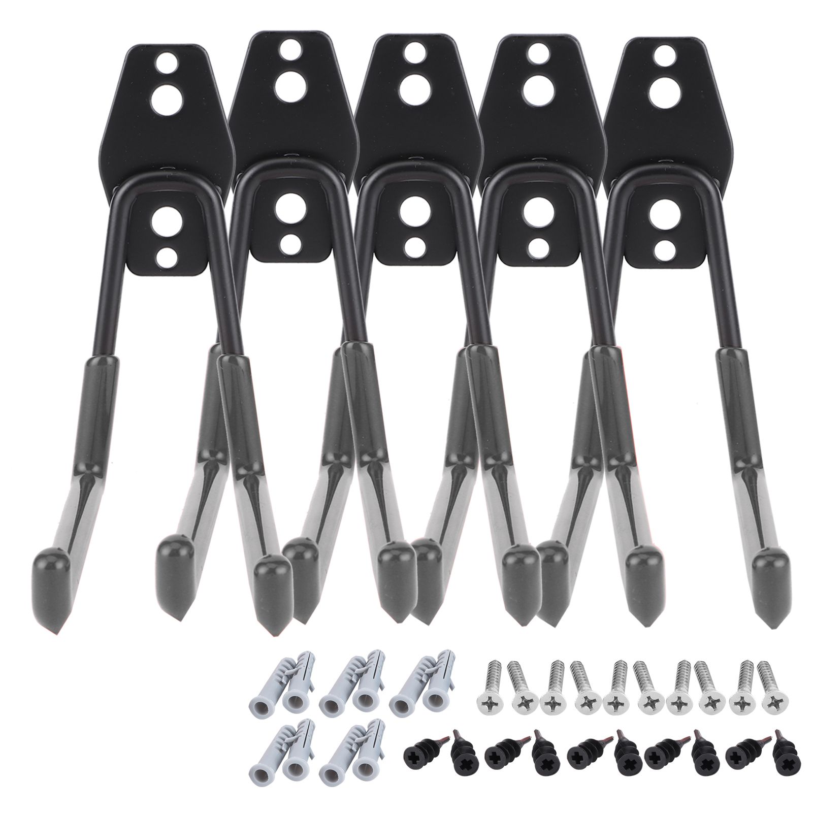 5Pcs WallMounted Garage Hooks Organization Storage Hanger for Power Tool Rope view 2