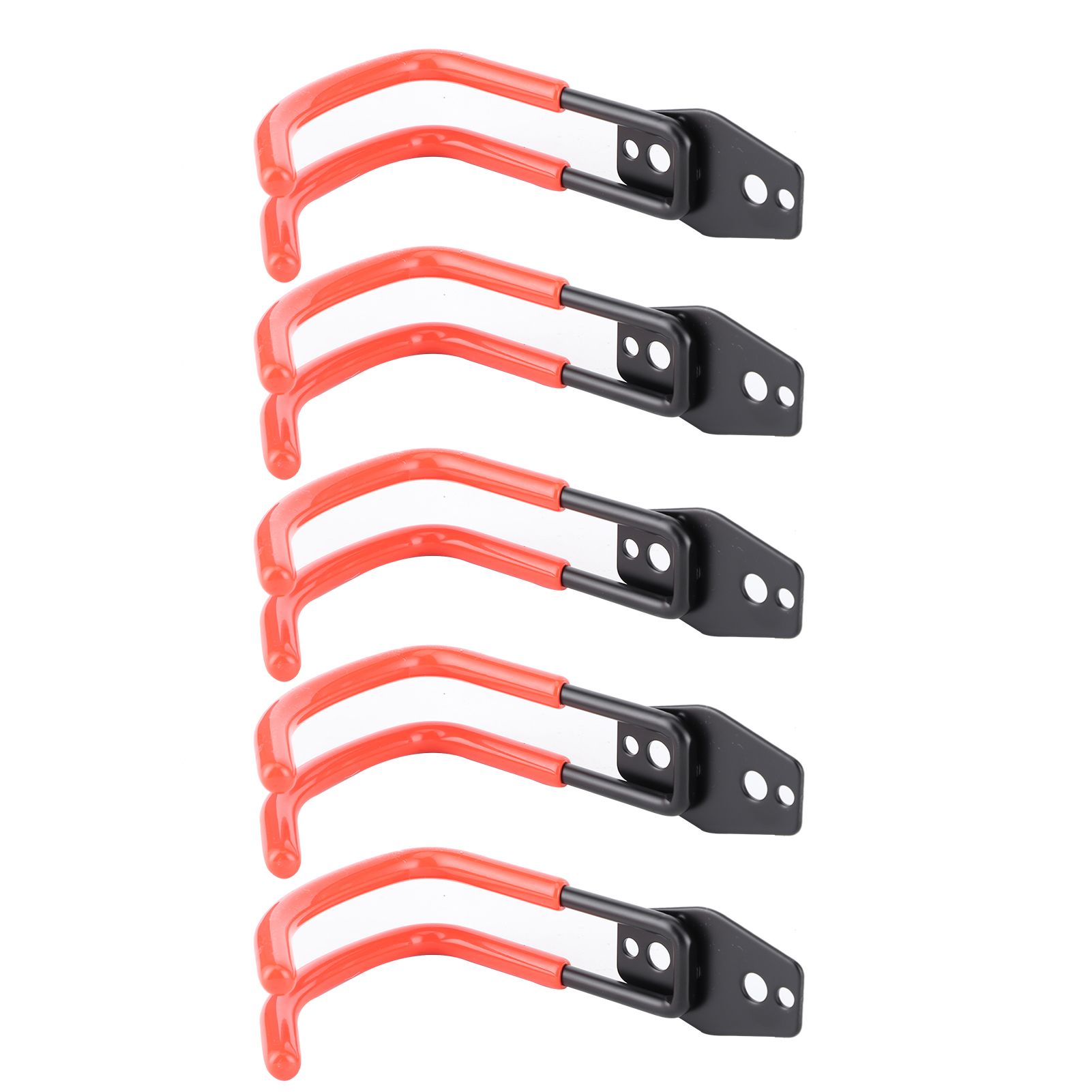5Pcs Wall Mounted Double Hook Heavy Duty Garage Storage Utility Hooks with view 8