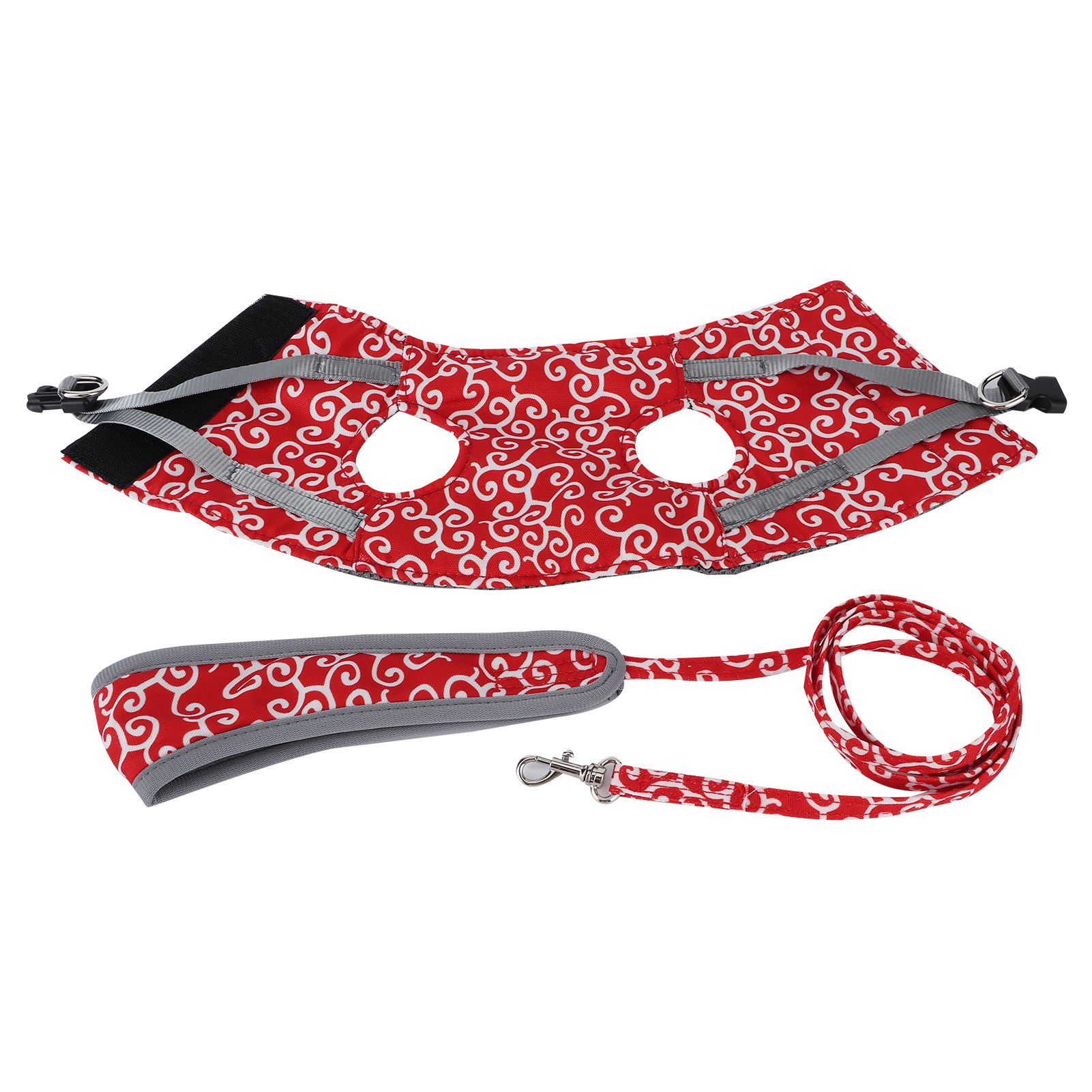 Breathable Pet Leash Vest Prevent Escape Walking Clothing Set for Cat and view 2