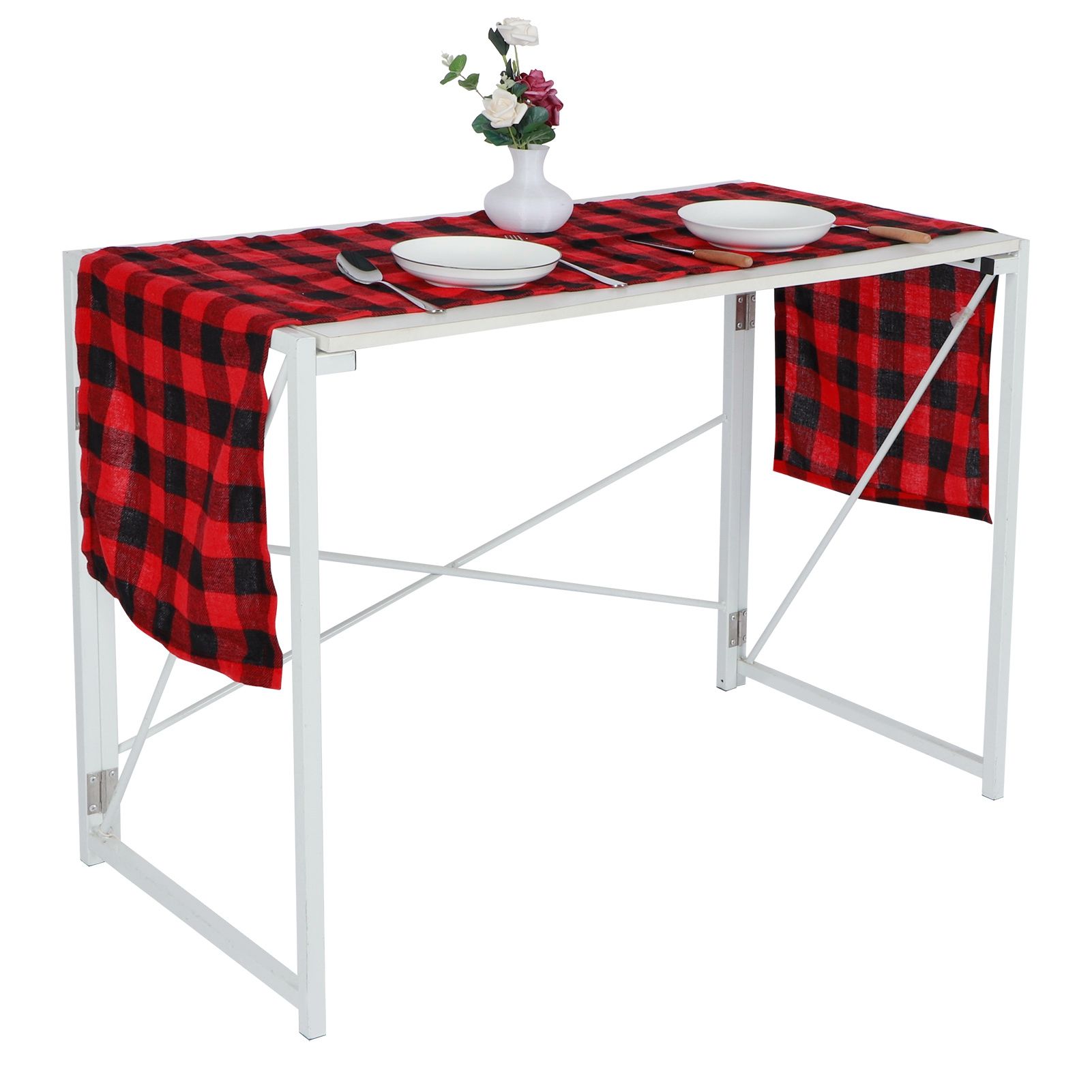 39x175cm Red Black Plaid Pattern Table Runner Christmas Table Decorations Home view 10