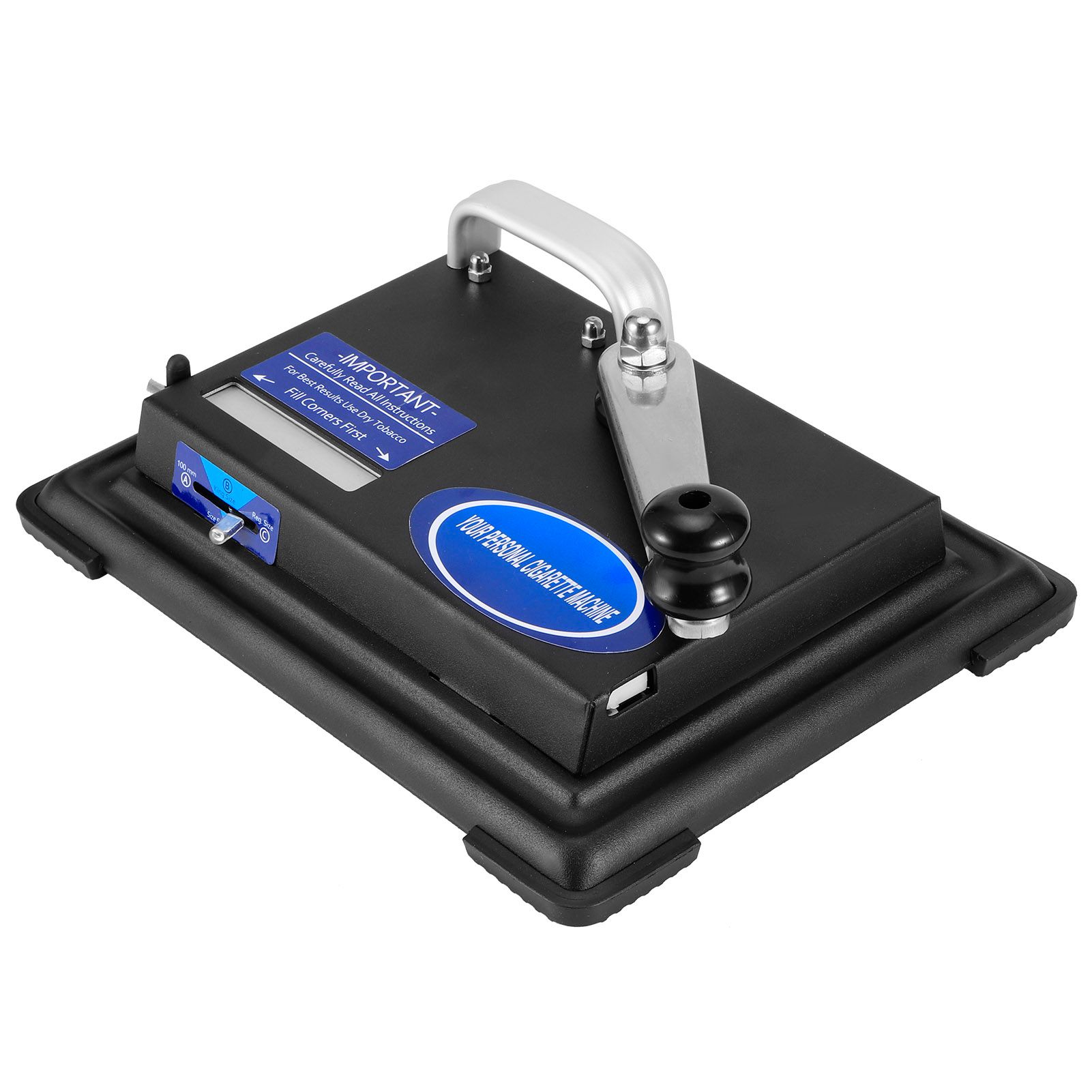 Stainless Steel Semi Automatic Hand Operated Cigarette Rolling Machine
