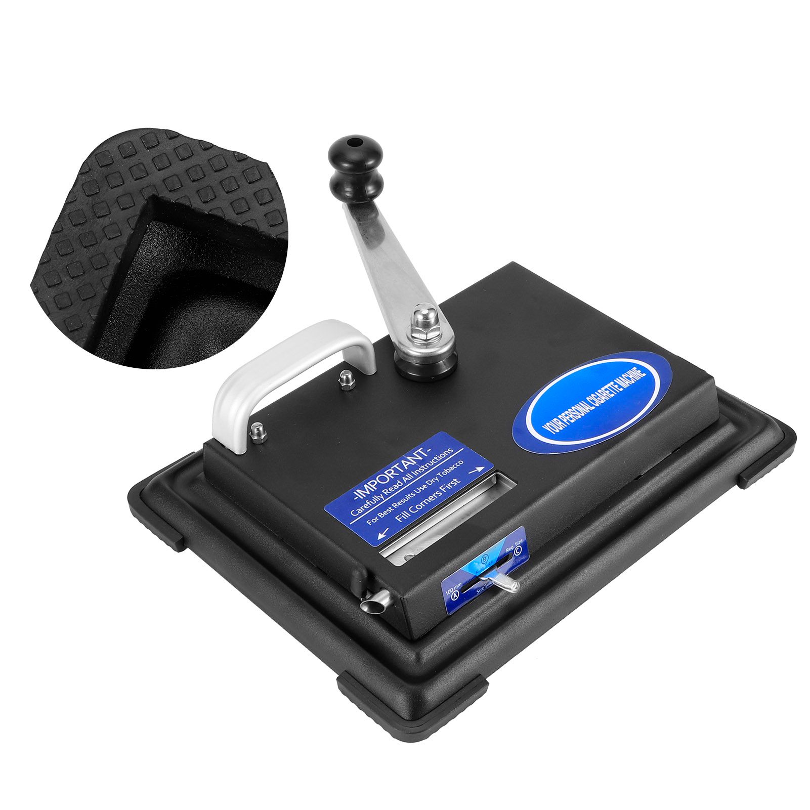 Stainless Steel Semi Automatic Hand Operated Cigarette Rolling Machine view 7