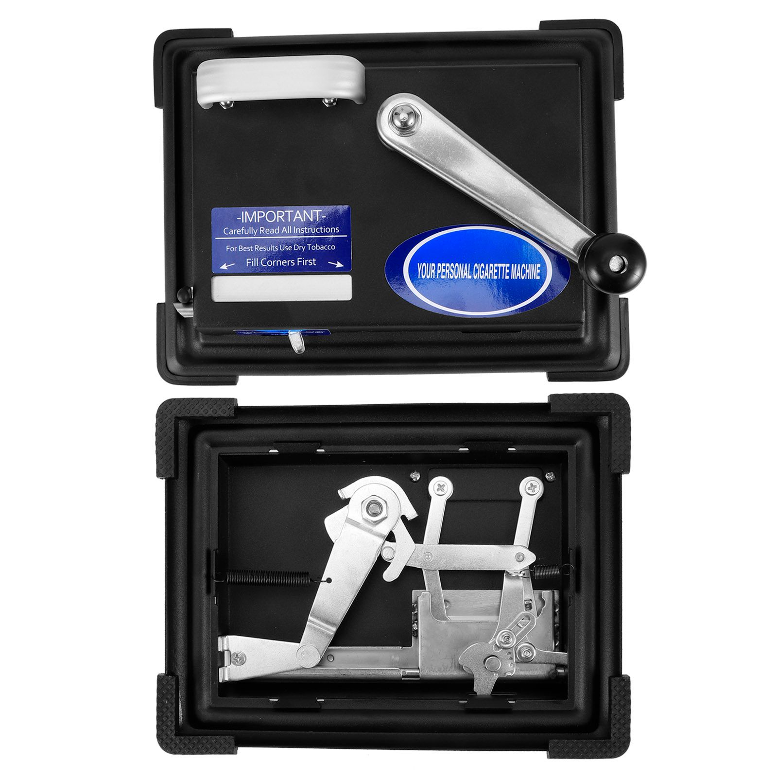Stainless Steel Semi Automatic Hand Operated Cigarette Rolling Machine view 8