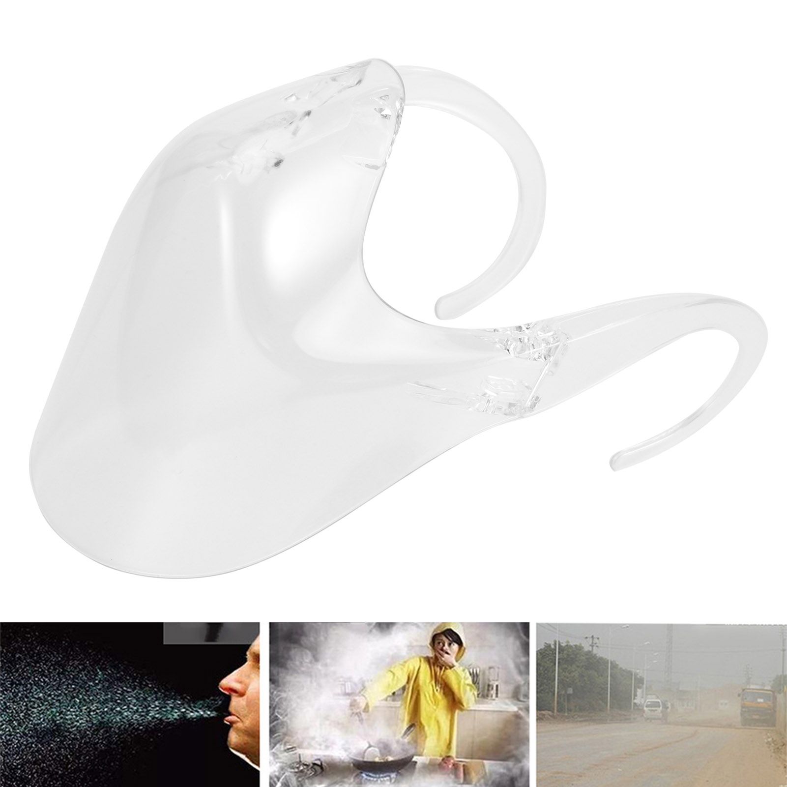 Waterproof Transparent Anti Fogging Protective Face Cover Safety Guard view 10