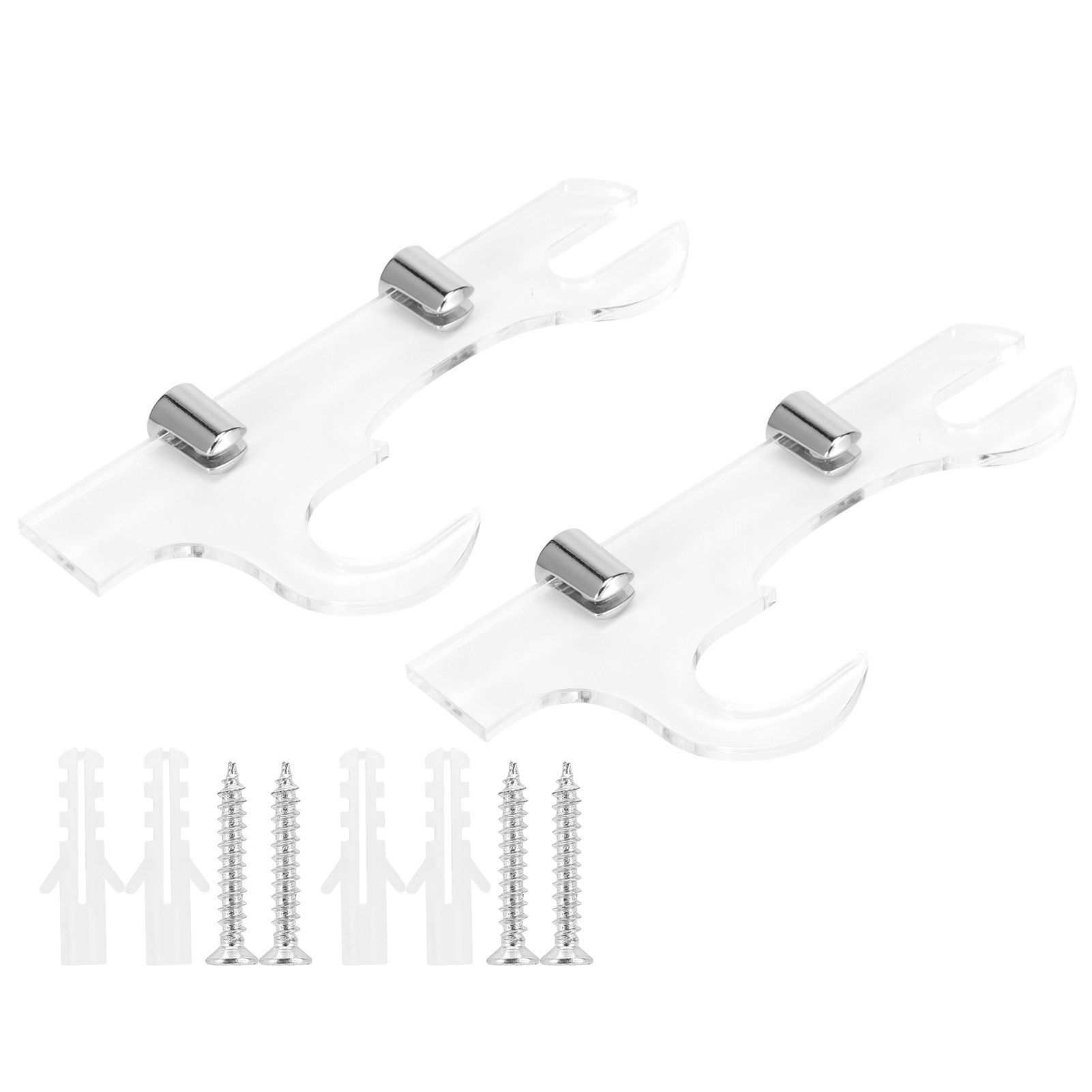 Clear Katana Scabbard Brackets Katana Stand Sword Holder Display Rack Home view 2