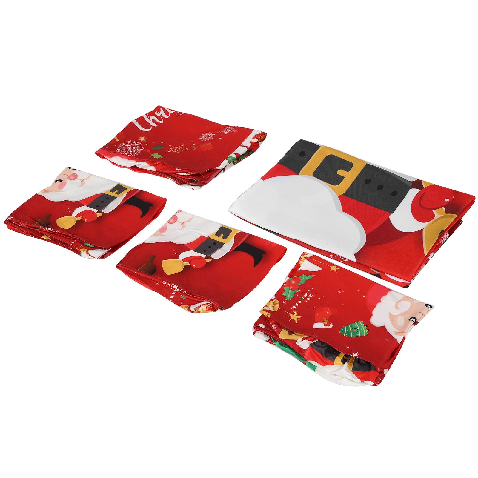 Christmas Tablecloth Chair Covers Set for Home Kitchen Dining Room Festive view 5