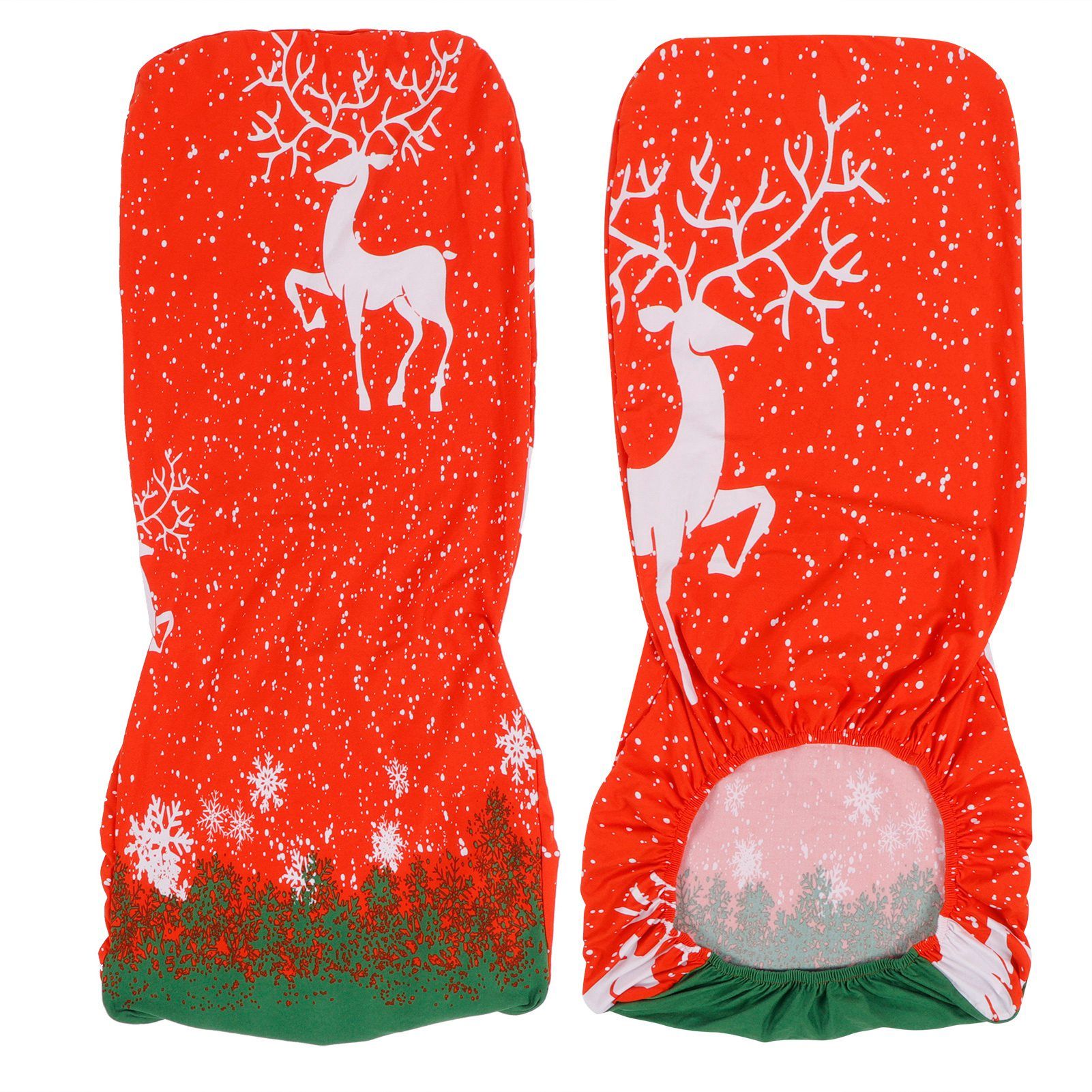 Christmas Chair Cover Dining Chair Protecting Slipcover Elastic Chair Cover view 7