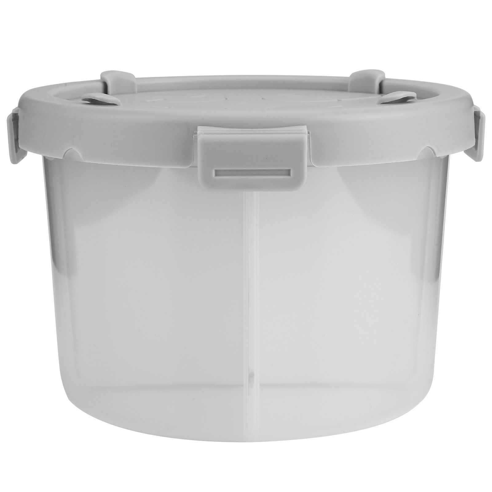Food Storage Box Grains Containers Semitransparent 4 Compartment Holder Tray — image 1