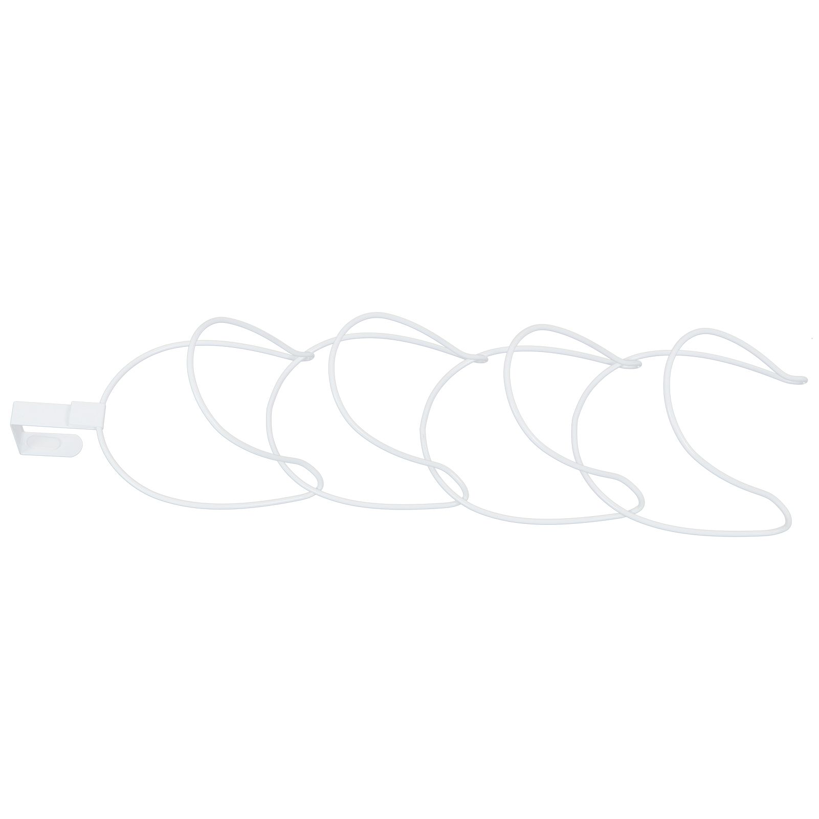 Hats Clothes Tie Holder Wire Stackable Storage Rack Kitchen Organizer Door view 3