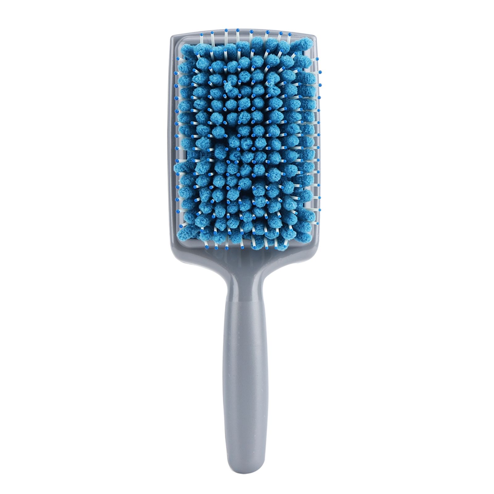 Hair Drying Comb Blue Absorbent Anti Dandruff Anti Radiation Hair Paddle Brushes view 2