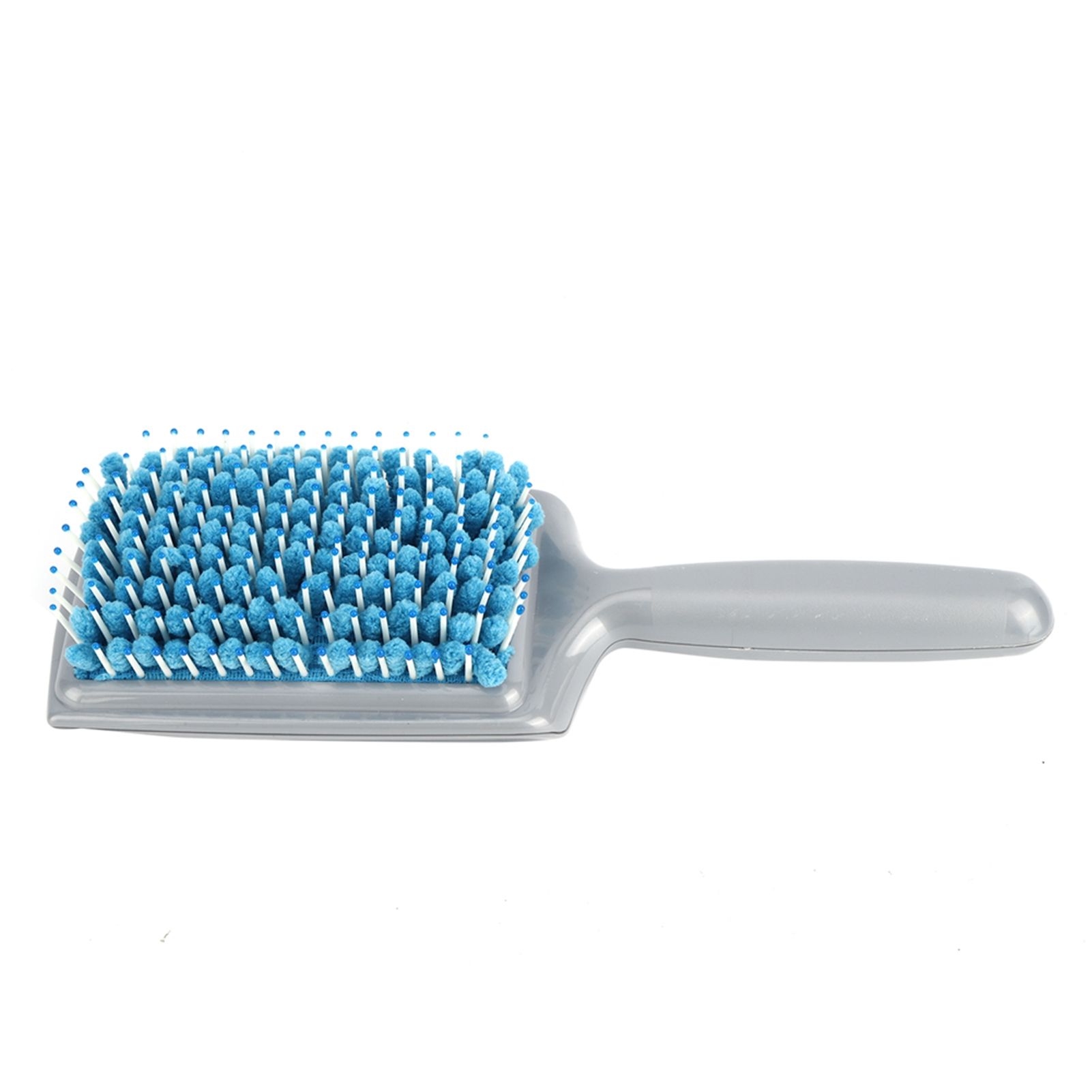 Hair Drying Comb Blue Absorbent Anti Dandruff Anti Radiation Hair Paddle Brushes view 5