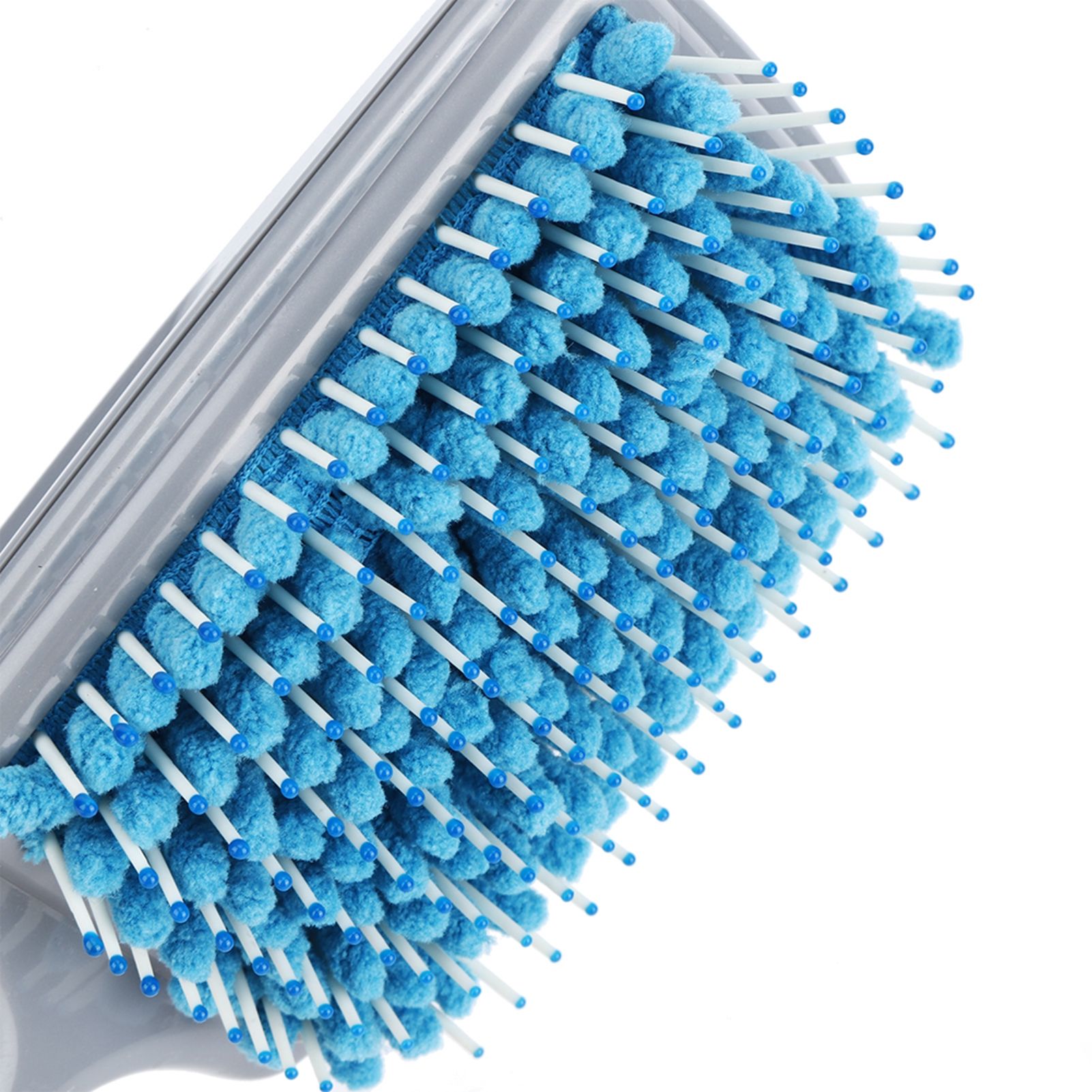 Hair Drying Comb Blue Absorbent Anti Dandruff Anti Radiation Hair Paddle Brushes view 11