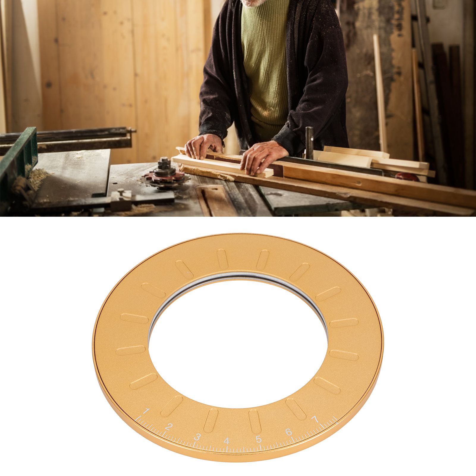 12.5cm Circle Drawing Tool Flexible Round Measuring Tool Stainless Steel view 9
