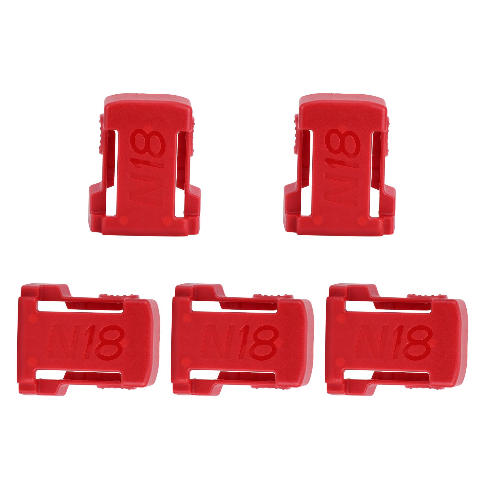 5Pcs Battery Mount Holder Stand Rack Battery Accessories Fit for Milwaukee m18 view 4