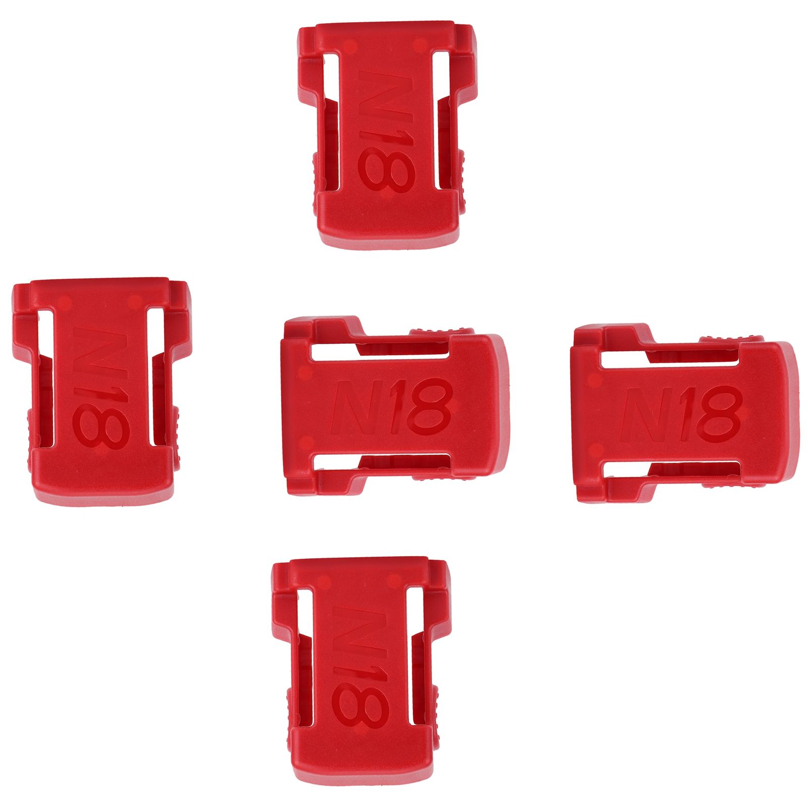 5Pcs Battery Mount Holder Stand Rack Battery Accessories Fit for Milwaukee m18 view 8