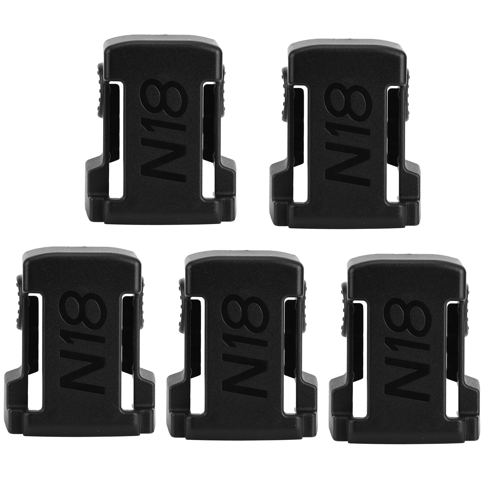 5Pcs Battery Mount Holder Stand Rack Battery Accessories Fit for Milwaukee m18 view 2