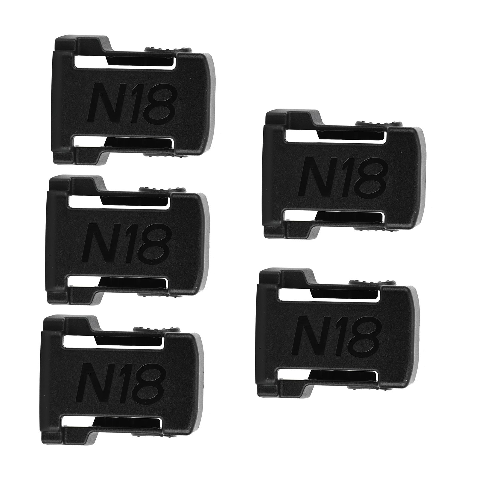 5Pcs Battery Mount Holder Stand Rack Battery Accessories Fit for Milwaukee m18 view 3