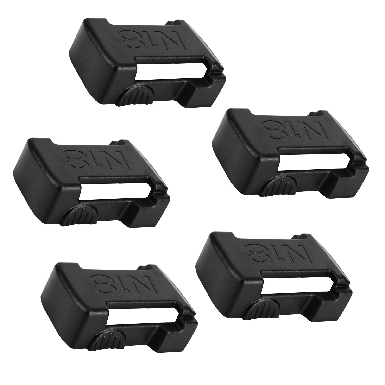 5Pcs Battery Mount Holder Stand Rack Battery Accessories Fit for Milwaukee m18 view 6