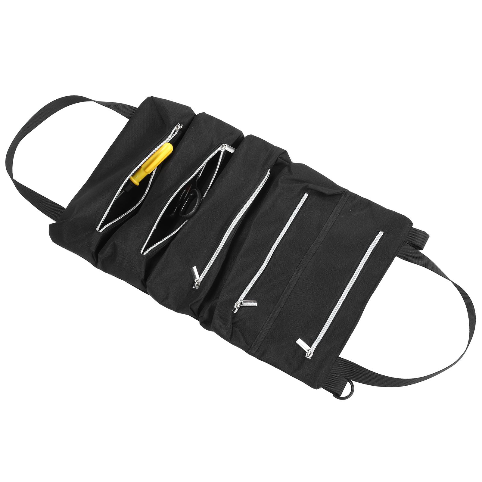 MultiPurpose Tool Roll Up Bag Tool Organizer Pouch Hanging Zipper Carrier Tote
