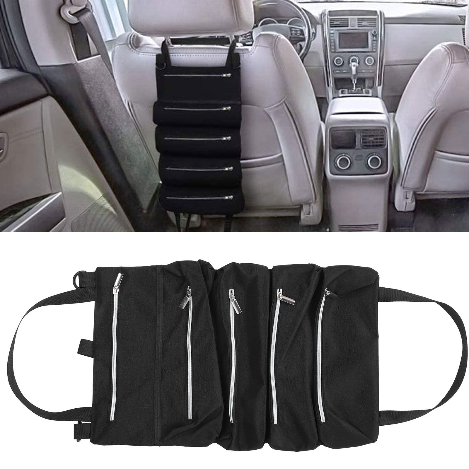 MultiPurpose Tool Roll Up Bag Tool Organizer Pouch Hanging Zipper Carrier Tote view 9
