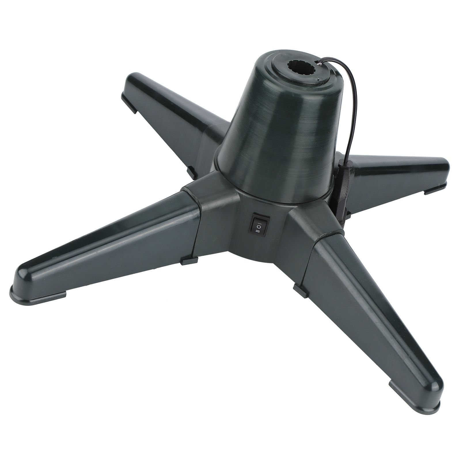 Christmas Tree Stand Electric 360 Degree Rotating Base Tree Support Shelf view 5