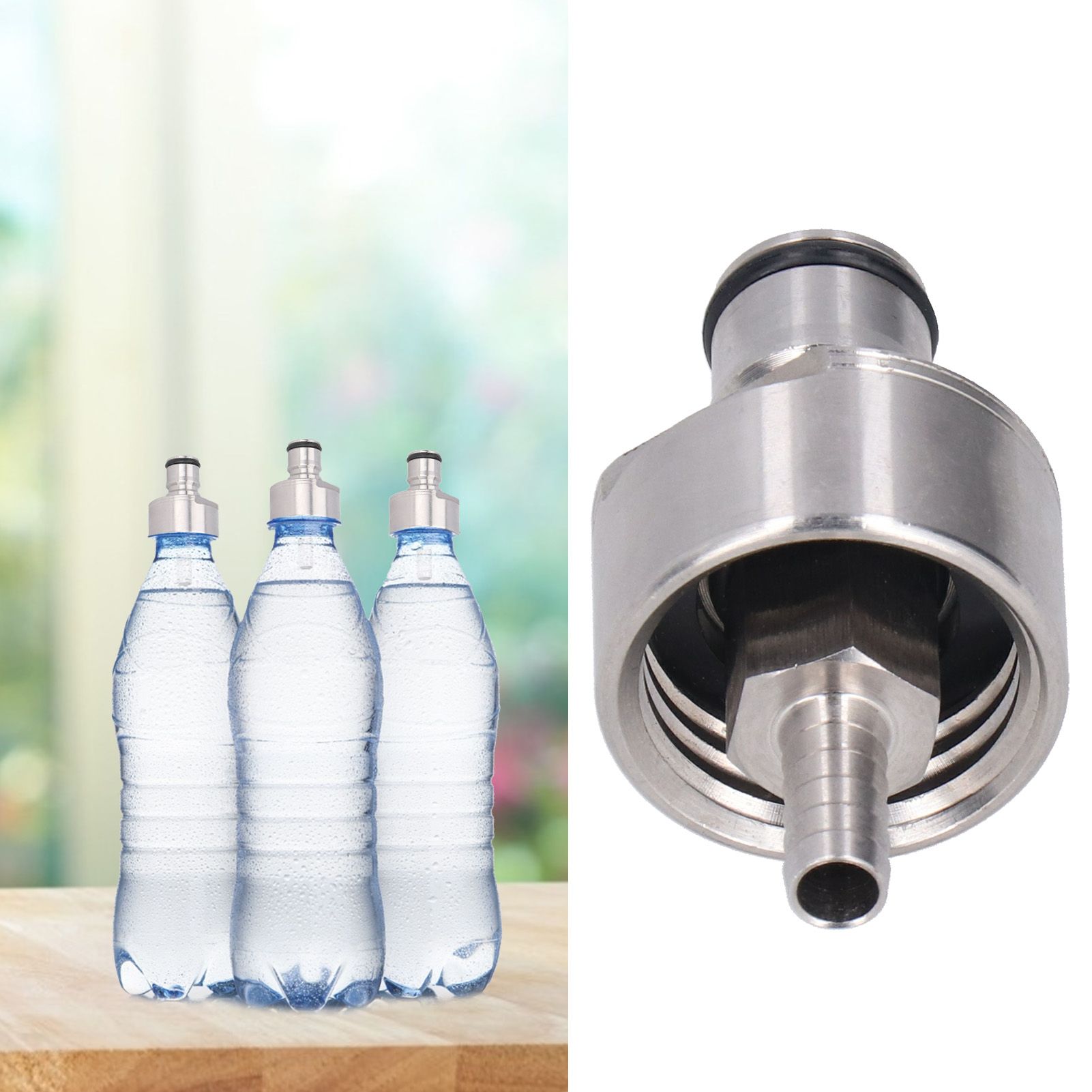 Carbonation Cap with O Ring Stainless Steel Carbonate Cover Home Beer Brewing view 9