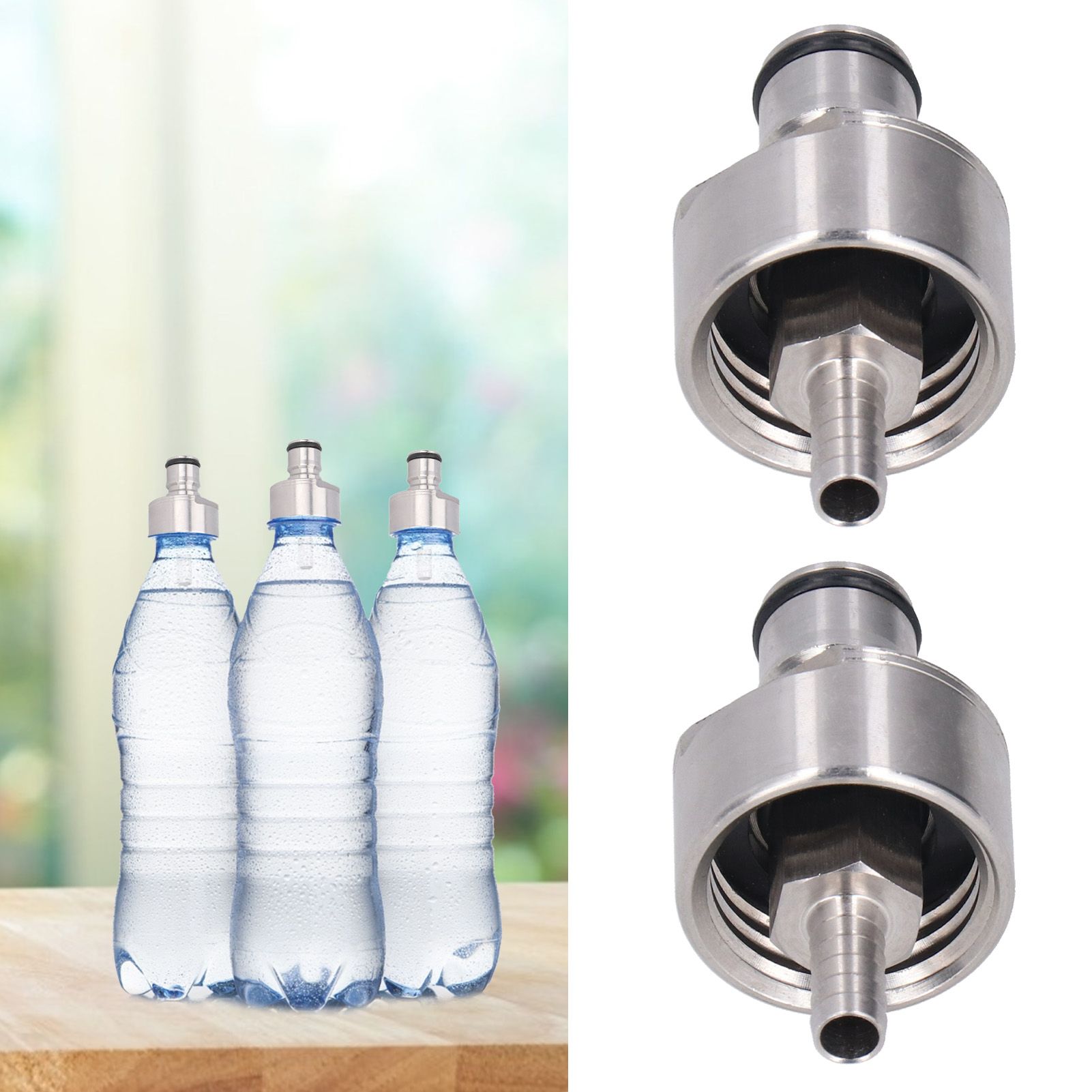 Carbonation Cap with O Ring Stainless Steel Carbonate Cover Home Beer Brewing view 10