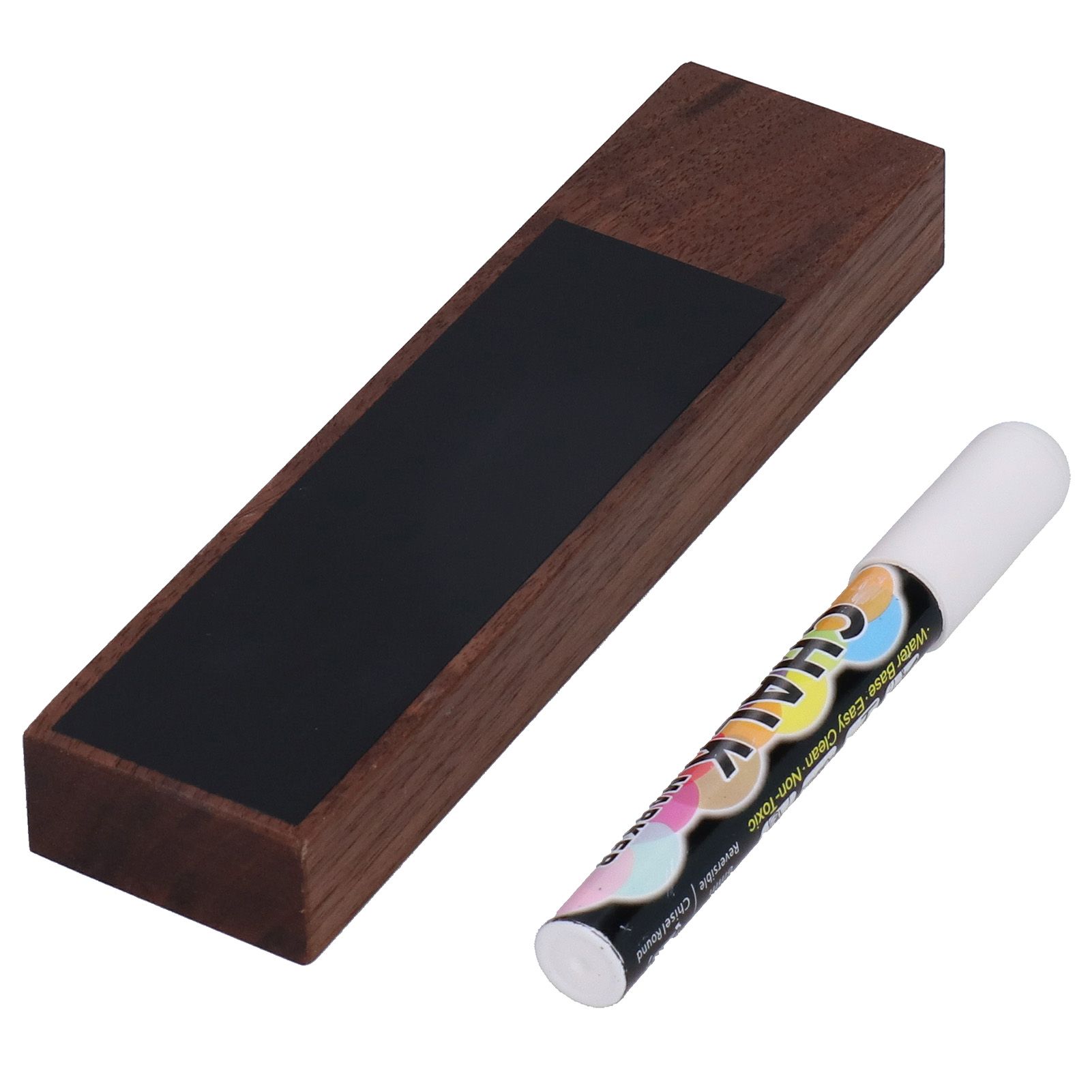 Wooden Chalkboard Craft Beer Tap Handles with Chalk for Home Brewing Kegging view 2