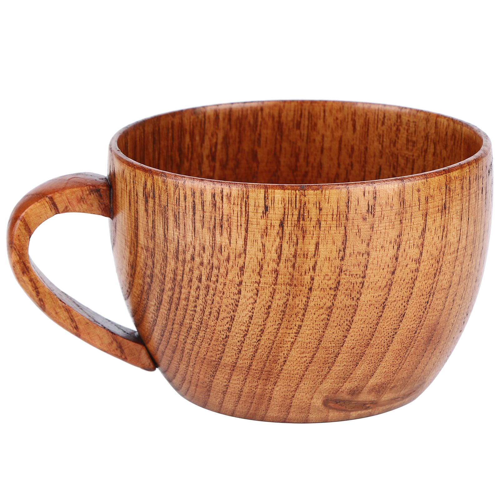 Natural Wood Cup Wooden Coffee Beer Mugs Breakfast Milk Household Drinking Cup view 2