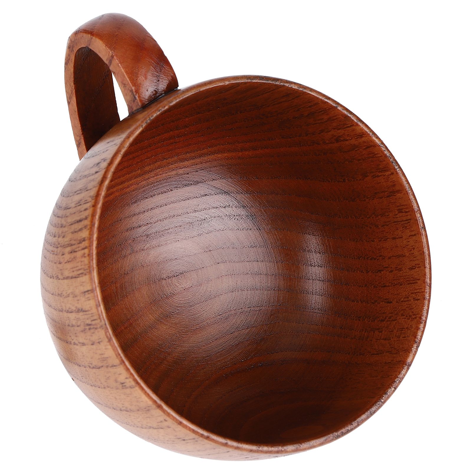 Natural Wood Cup Wooden Coffee Beer Mugs Breakfast Milk Household Drinking Cup view 3