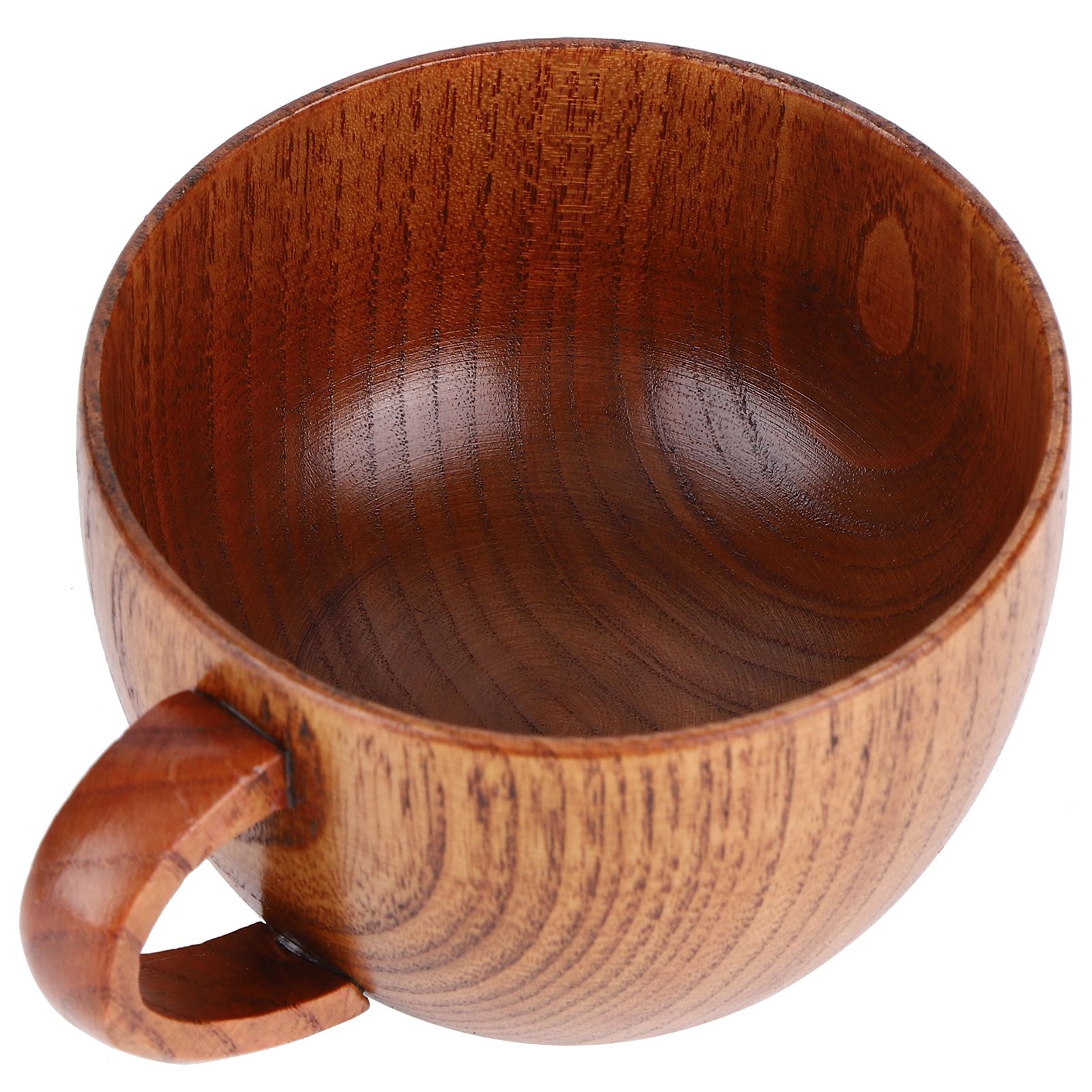 Natural Wood Cup Wooden Coffee Beer Mugs Breakfast Milk Household Drinking Cup view 4