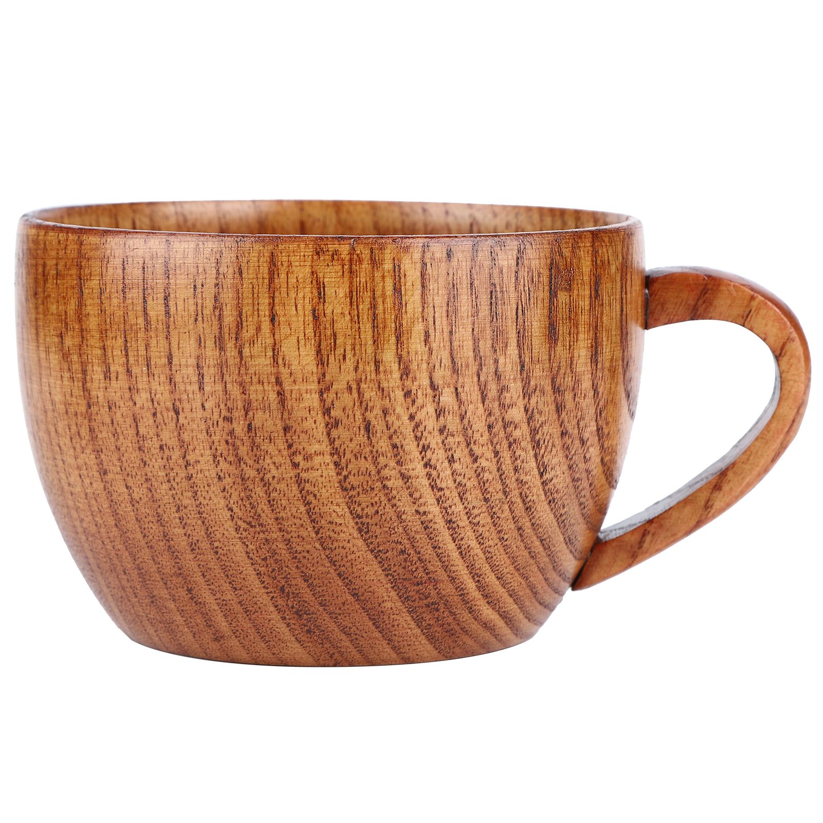 Natural Wood Cup Wooden Coffee Beer Mugs Breakfast Milk Household Drinking Cup view 5