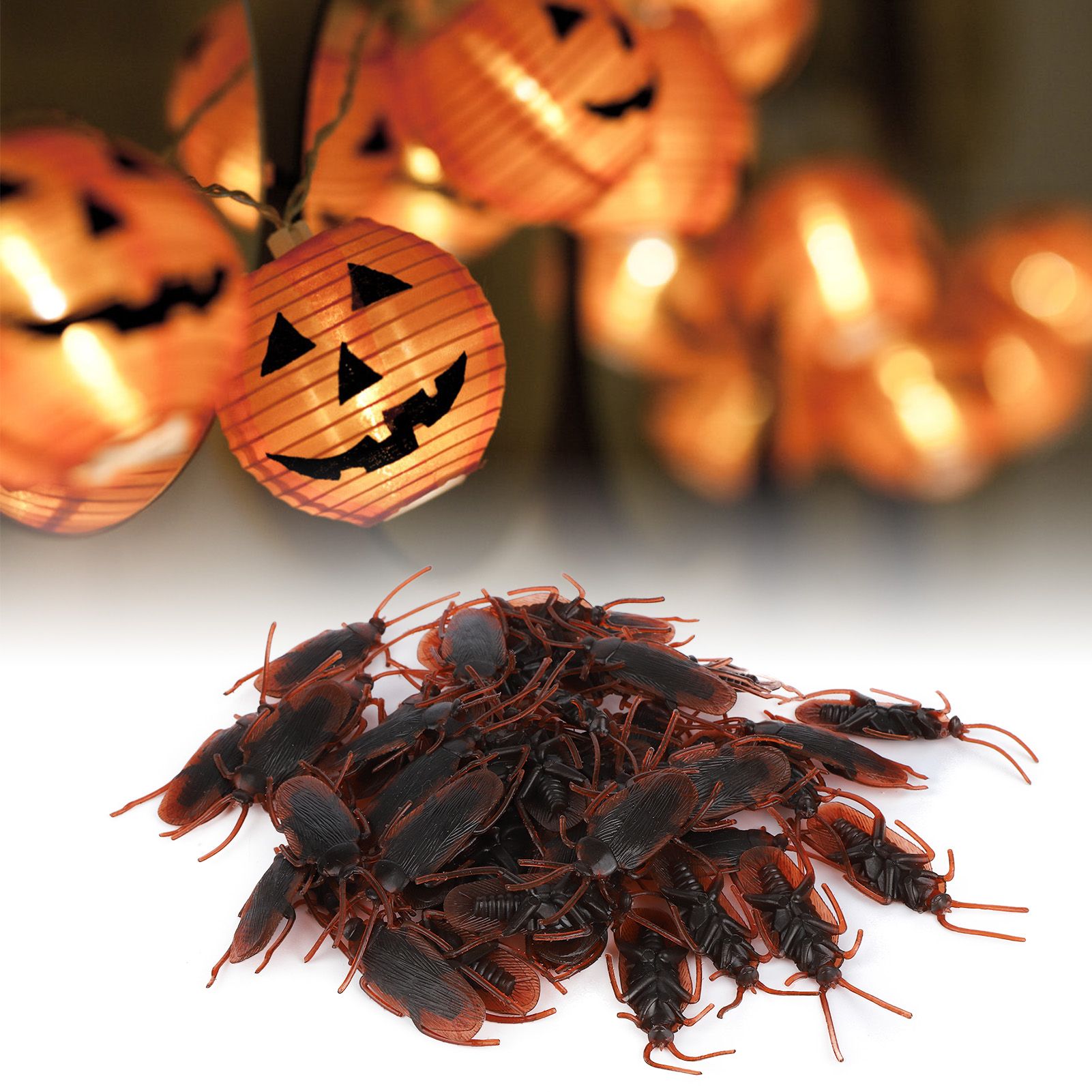 100Pcs Fake Cockroach Gifts for Party Prank Funny Trick Joke Special Halloween view 10