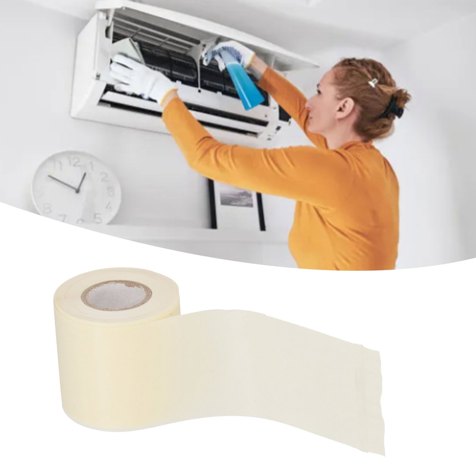 5pcs Air Conditioner Pipe Tape Oil Resistant Tube Protective Wrapping Tapes view 12