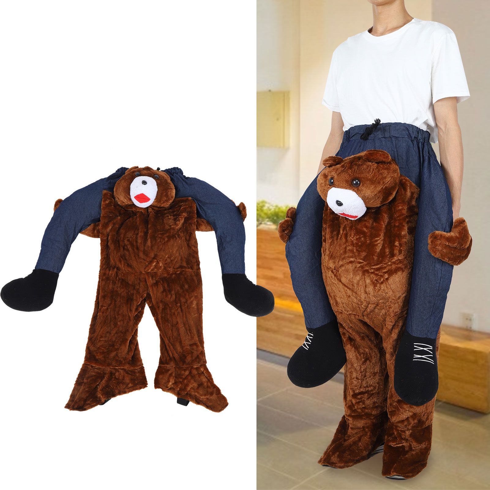 Cartoon Adult Bear Costumes for Halloween Festivals Cosplay Party Decoration Props view 9