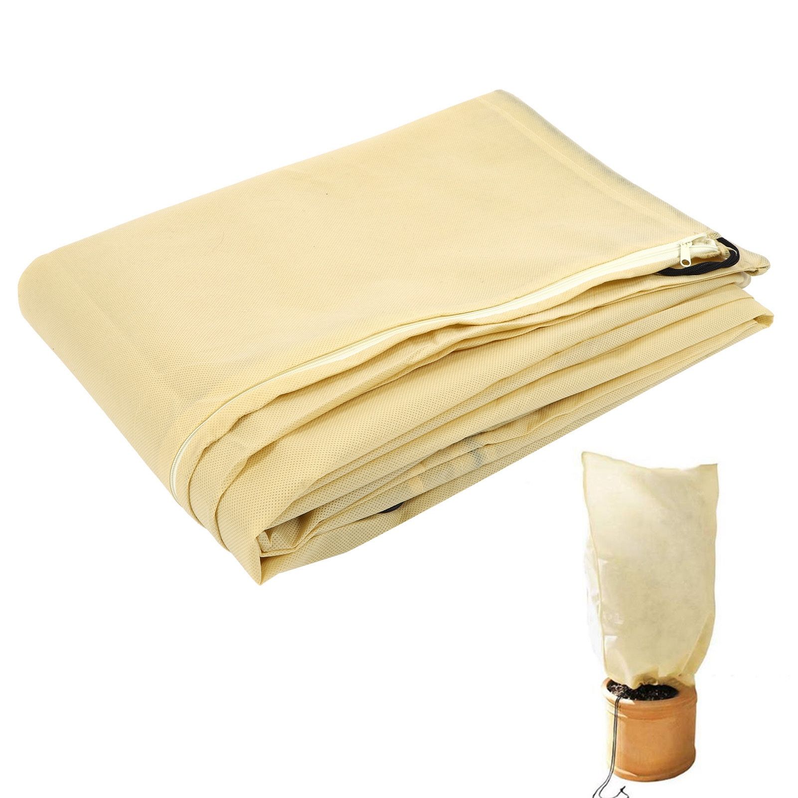 180x120cm Plant Cover Tree Shrub Frost Winter Protection Bag Jacket for Yard view 10