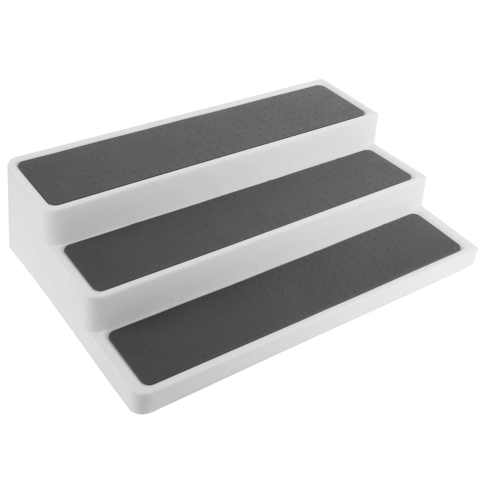 3 Tier Spice Rack Expandable Step Shelf Kitchen Organizer for Cabinet view 3