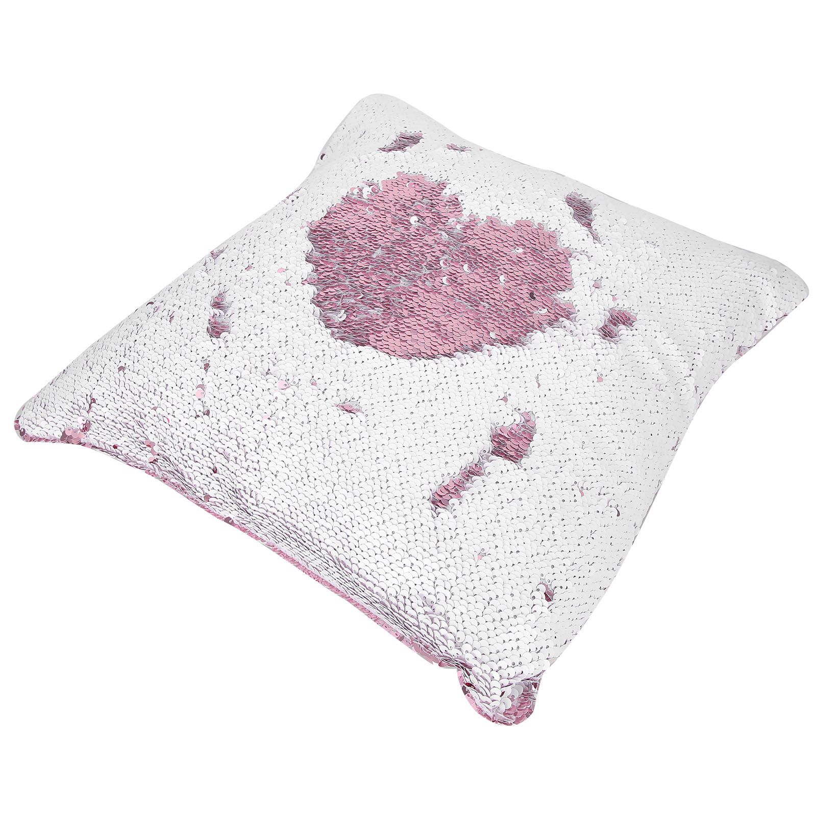 Pillow Case Sequins Suede Fabric Cushion Covers with Zipper for Home Sofa Bed view 5
