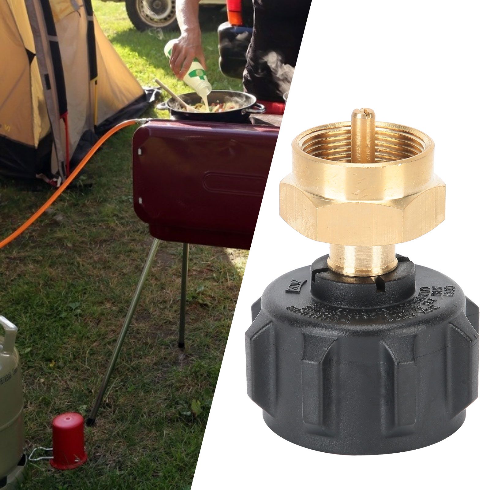 Universal Propane Refill Adapter for 20LB QCC1 to 1LB Disposable Cylinder view 10