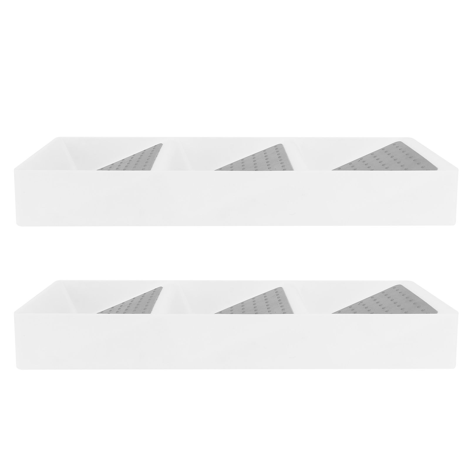 2PCS Drawer Organizer 3-Tier Spice Medicine Bottle Rack Tray Drawer Box for