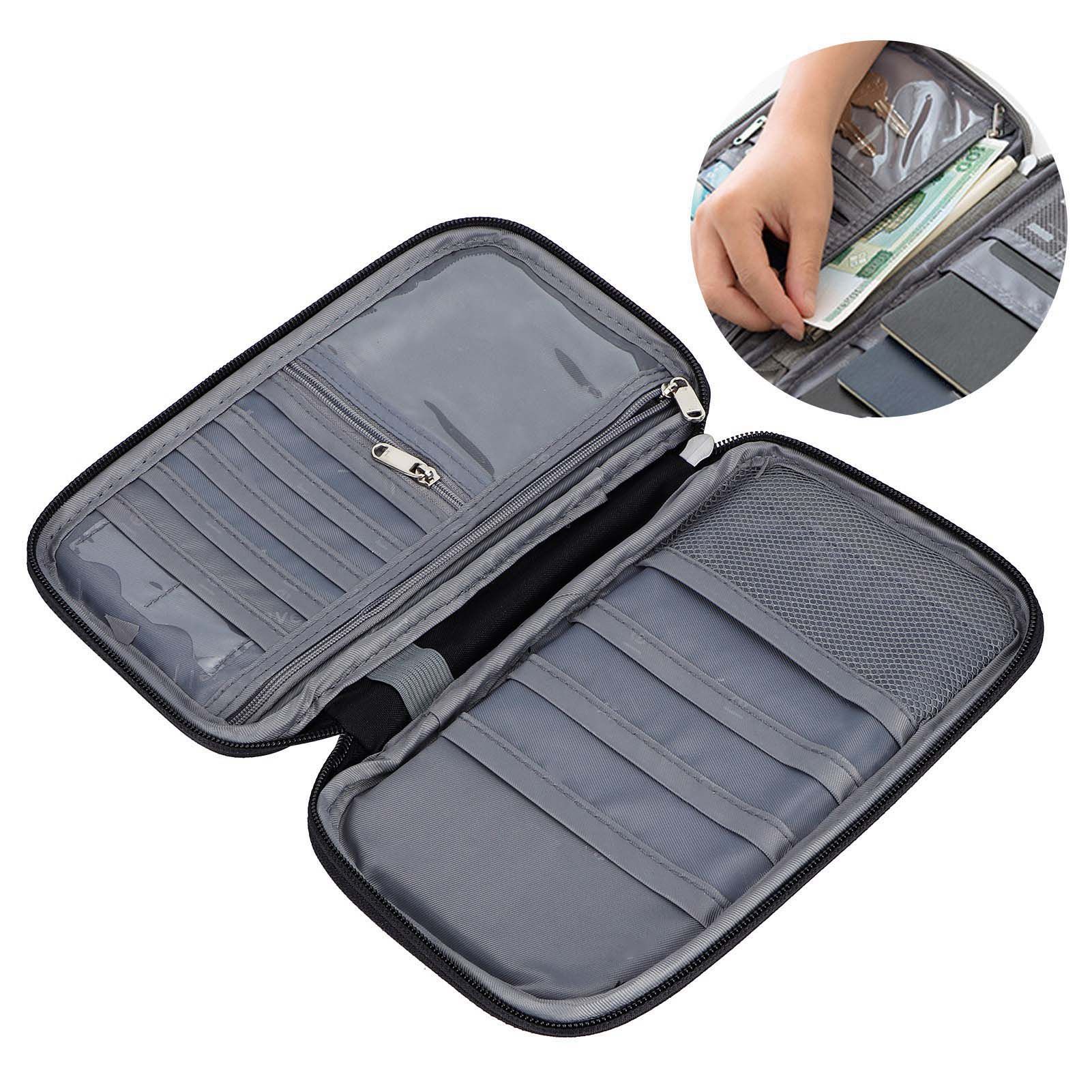 Passport Wallet Waterproof Dustproof Travel Passport Holder Credit Card view 10