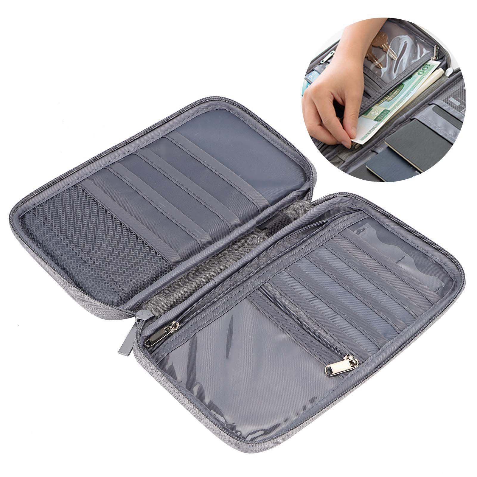 Passport Wallet Waterproof Dustproof Travel Passport Holder Credit Card view 10