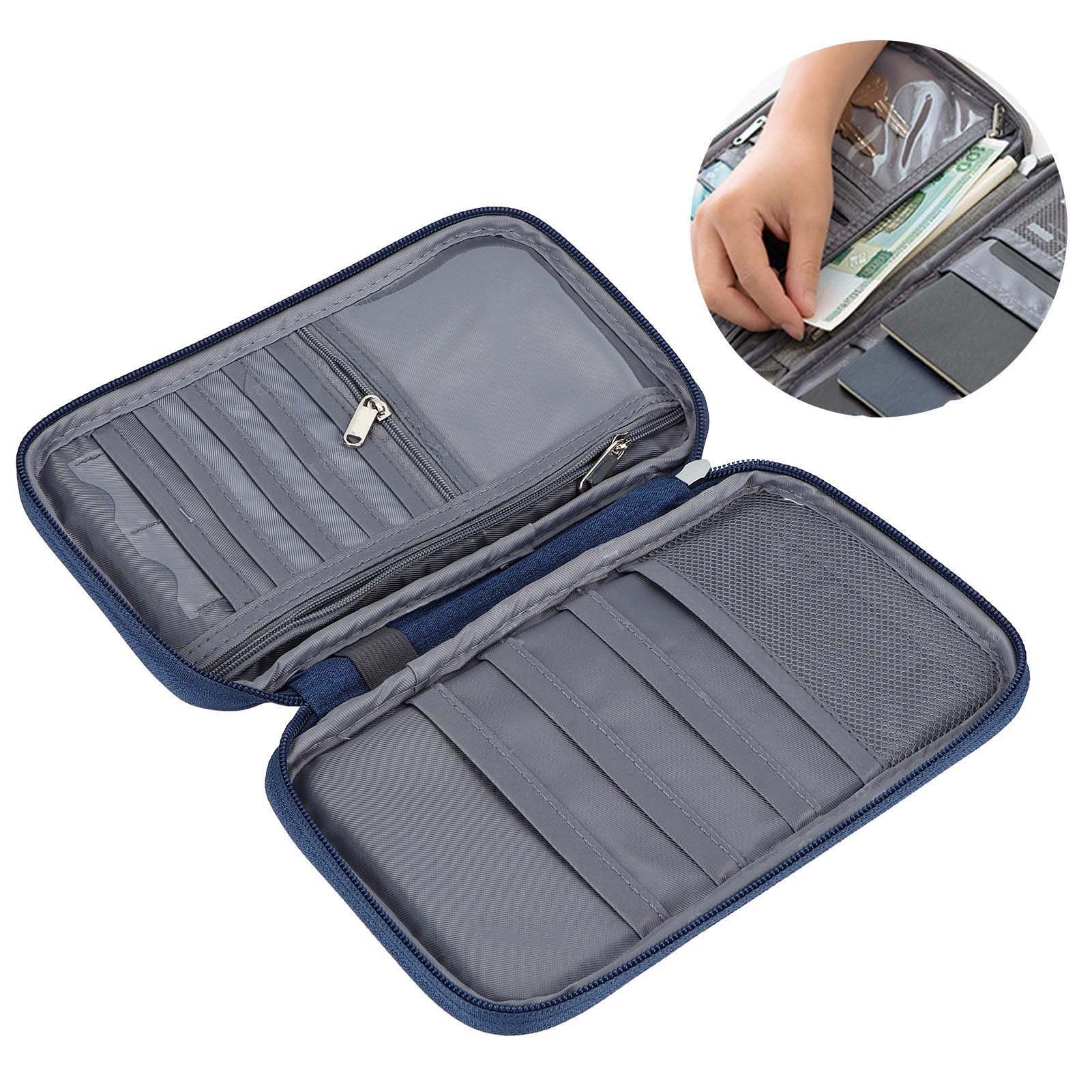 Passport Wallet Waterproof Dustproof Travel Passport Holder Credit Card view 10