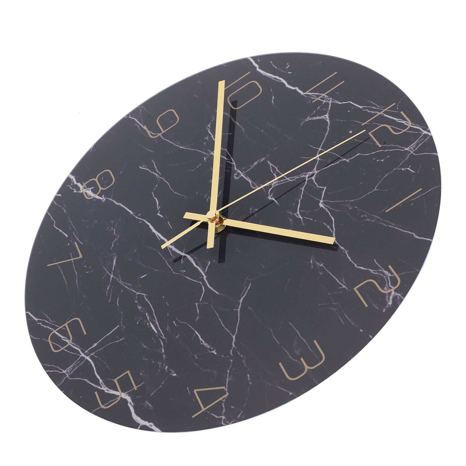 Wall Clock Nordic Decorative Marble Printing Mute Round Hanging Clock Home view 5