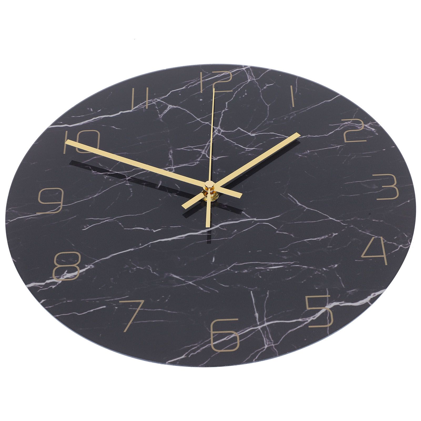 Wall Clock Nordic Decorative Marble Printing Mute Round Hanging Clock Home view 7