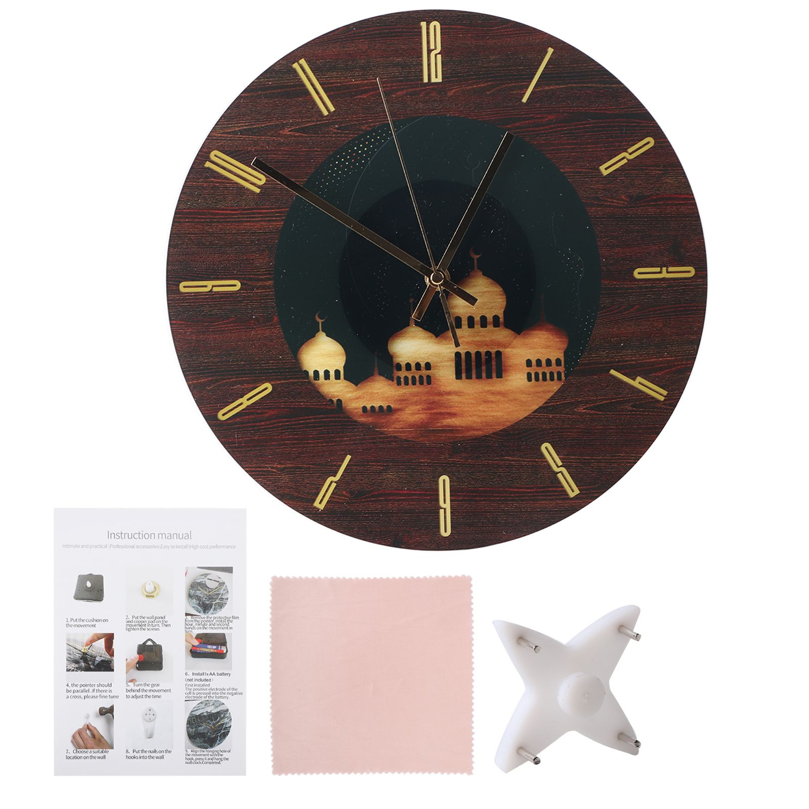 Wall Clock Stereoscopic Acrylic Clock Bedroom Living Room Decorative view 2