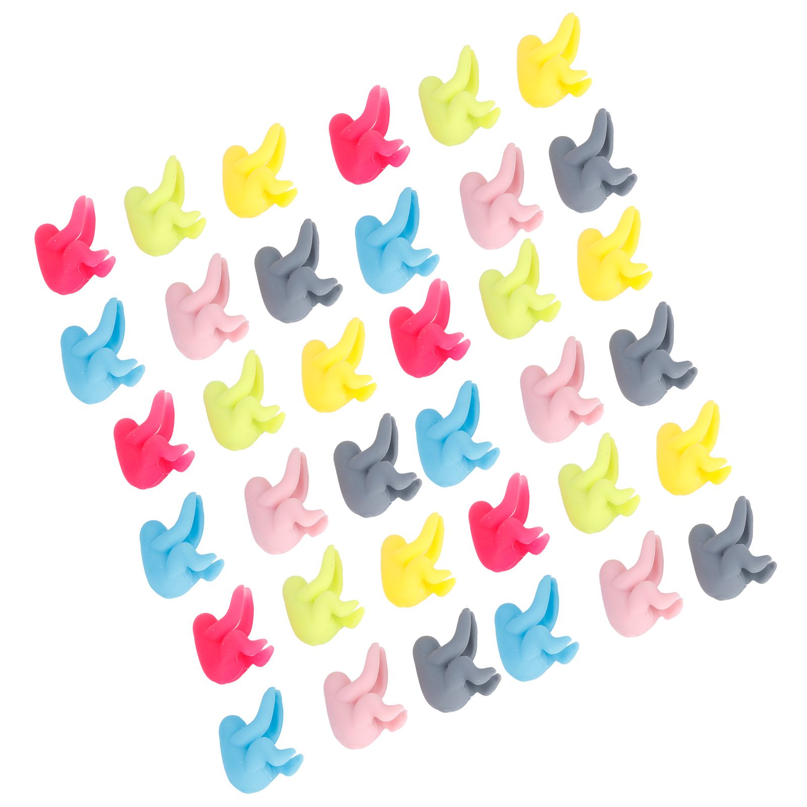 5Set Wine Cup Drink Marker Cute Silicone Wine Glass Tag Drinkware for Party view 4