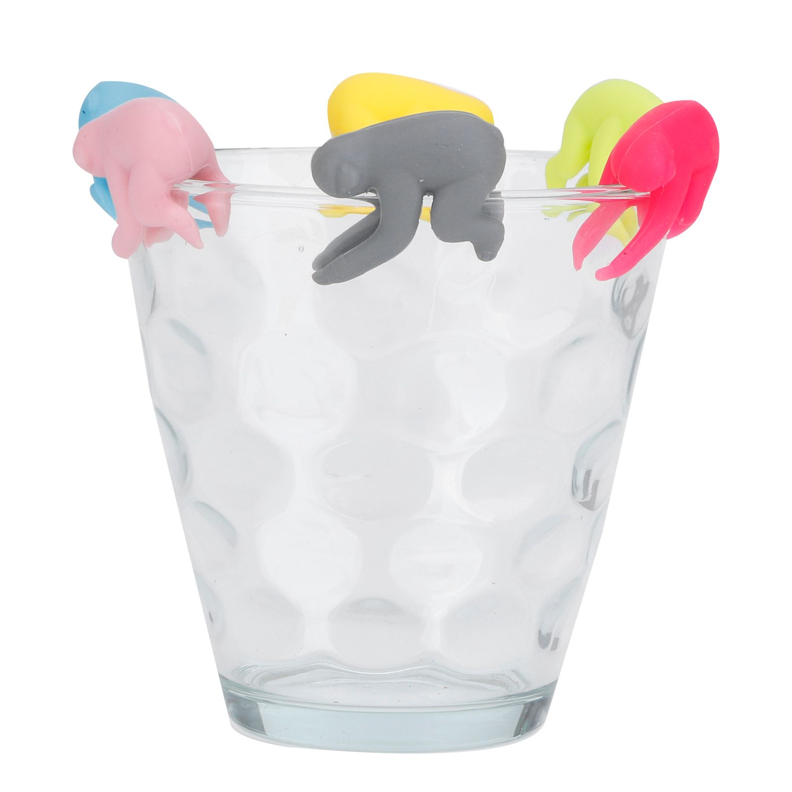 5Set Wine Cup Drink Marker Cute Silicone Wine Glass Tag Drinkware for Party view 11